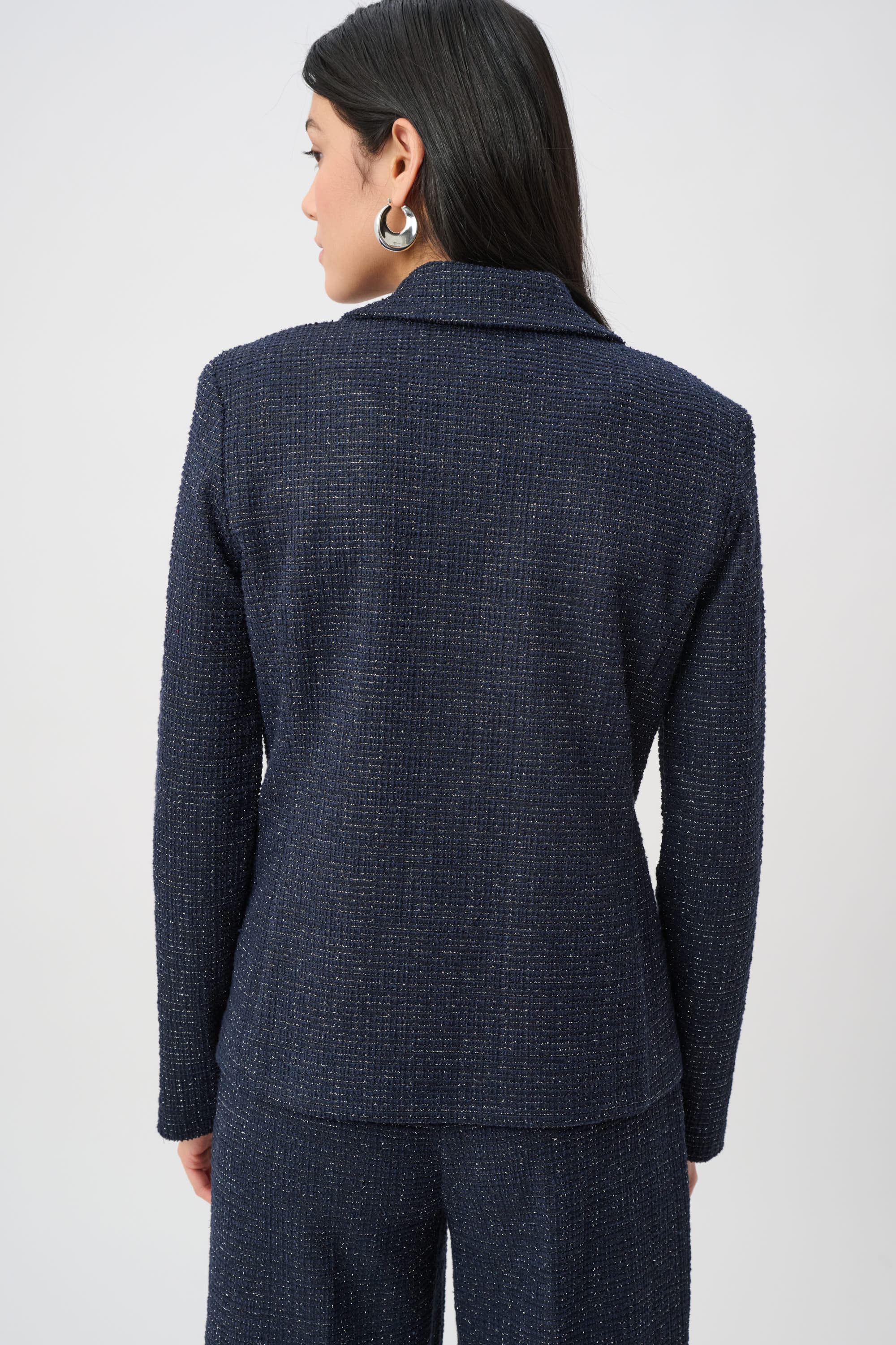 Joseph Ribkoff Lurex Boucle Fitted Blazer 263214