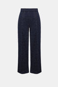 Joseph Ribkoff Lurex Boucle Wide-Leg Pull-On Pants 263215