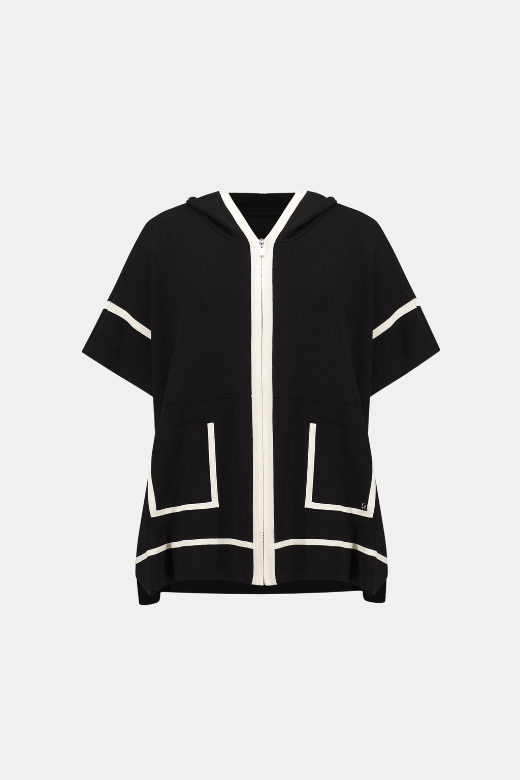 Joseph Ribkoff Dry Viscose Hooded Boxy Jacket 263639
