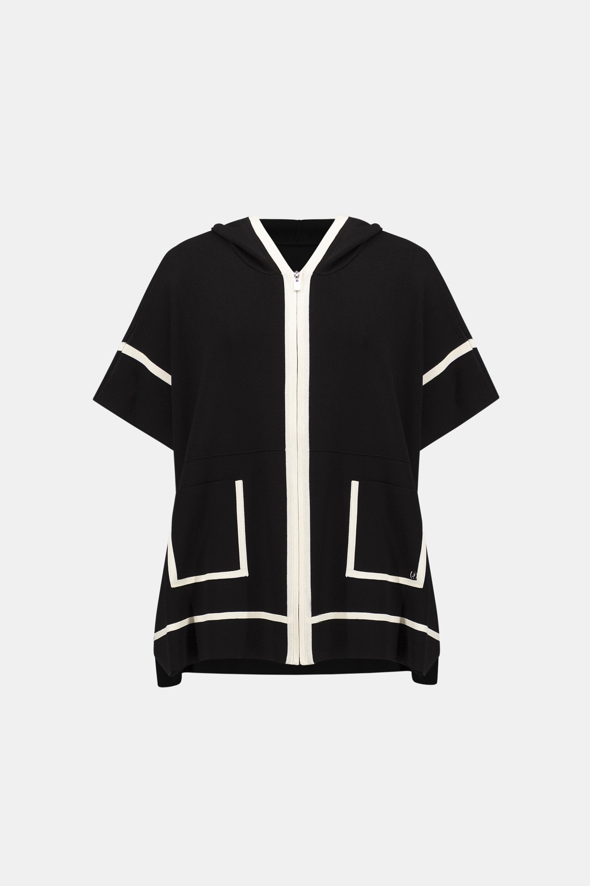 Joseph Ribkoff Dry Viscose Hooded Boxy Jacket 263639