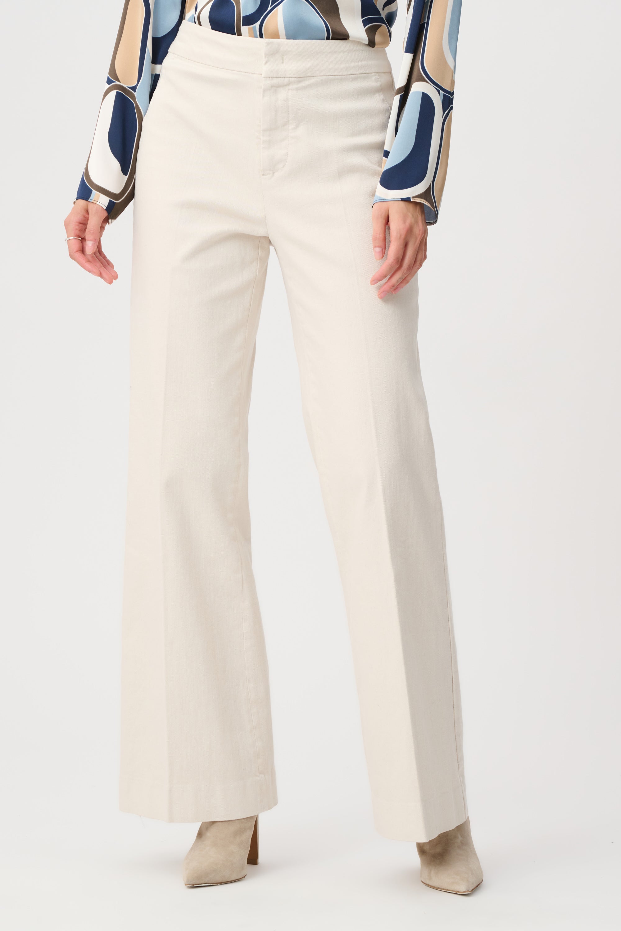 Joseph Ribkoff Chloe | Stretch Denim High-Rise Wide Leg Jeans 263902