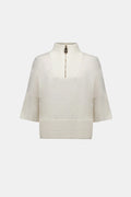 Joseph Ribkoff Brushed Viscose And Nylon Funnel-Neck Sweater 263937