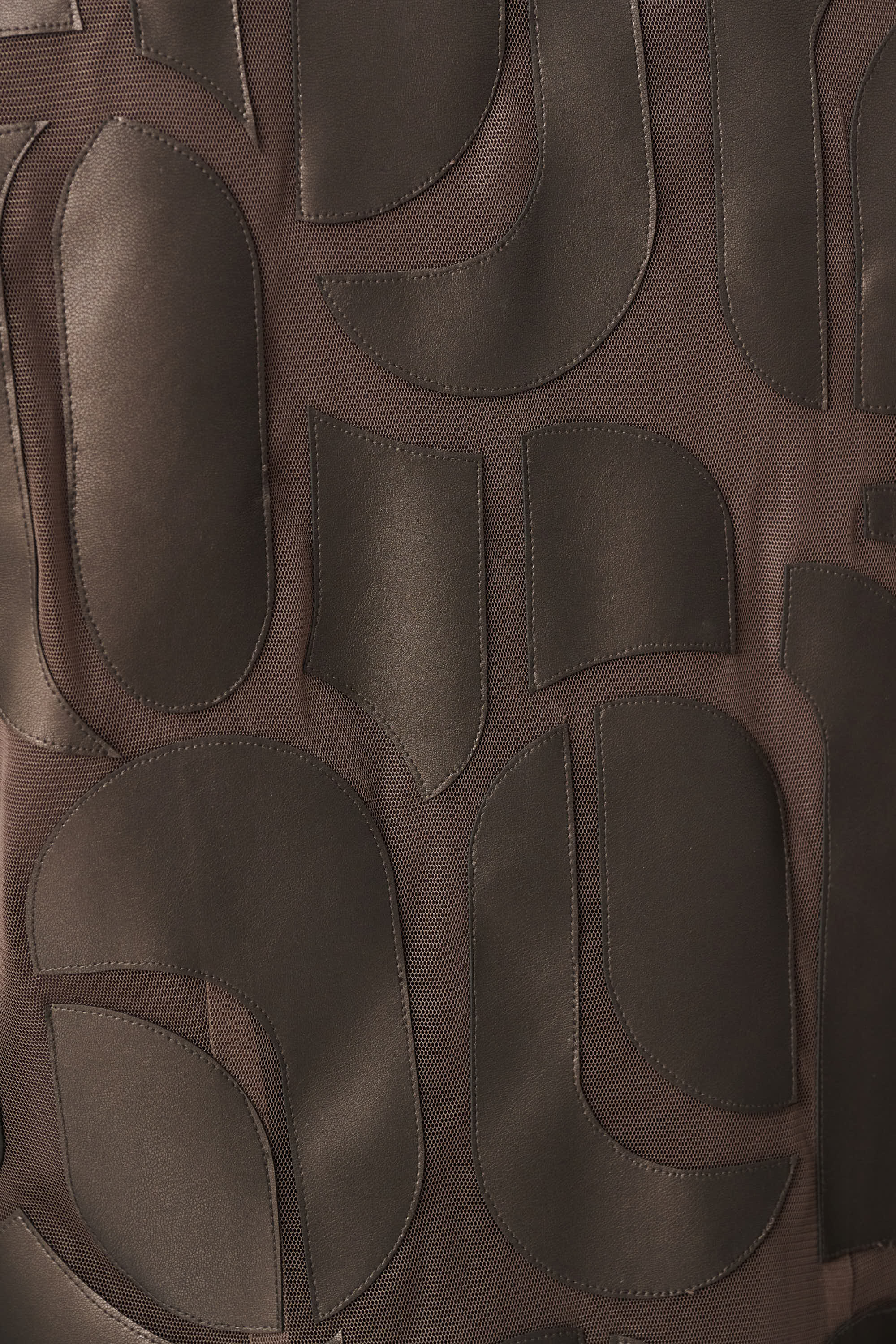 Joseph Ribkoff Leatherette And Mesh Embroidered Jacket 263964