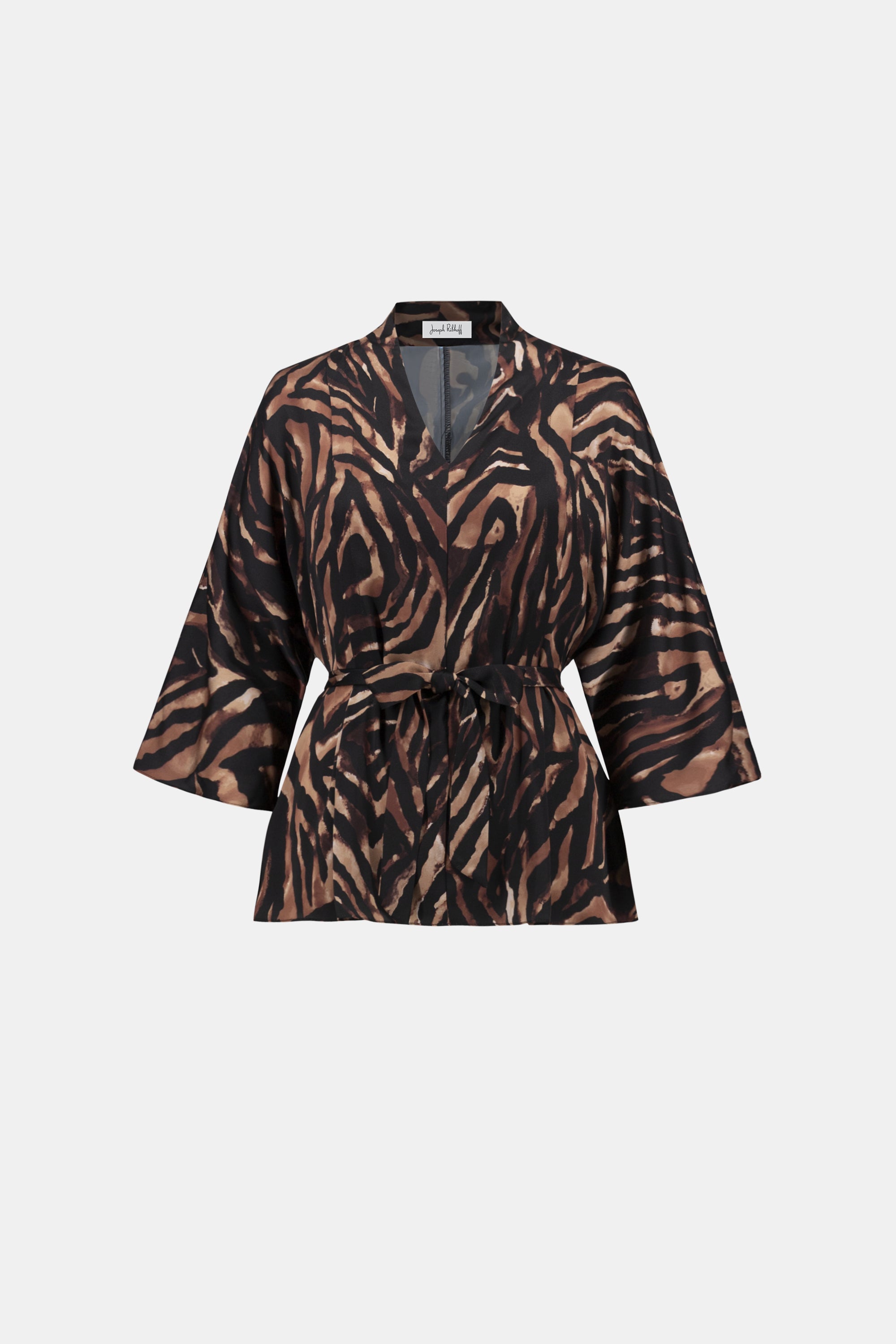 Animal Print Belted Top 264027