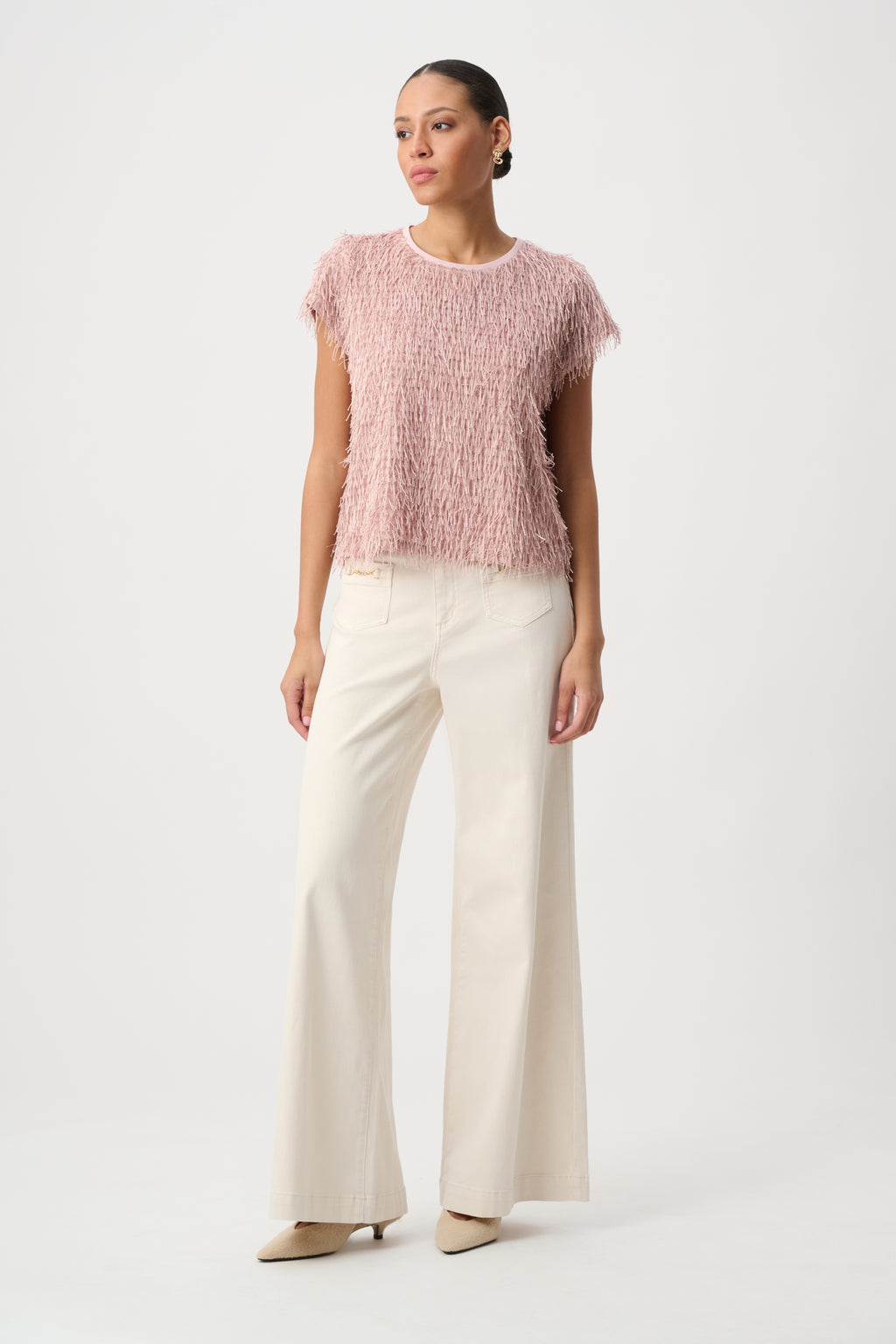 Joseph Ribkoff Novelty Fringe Top 264208