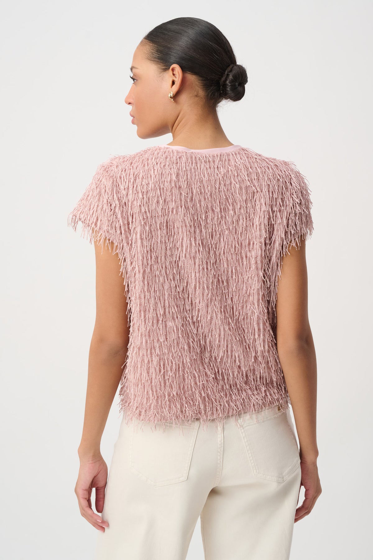 Joseph Ribkoff Novelty Fringe Top 264208