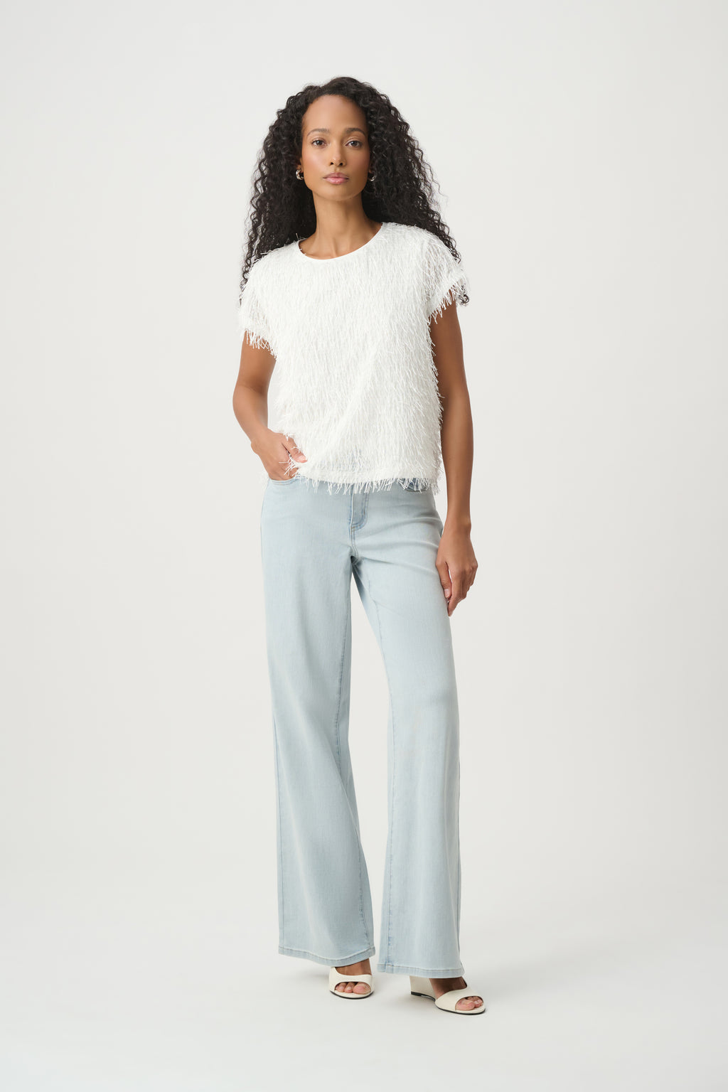 Joseph Ribkoff Novelty Fringe Top 264208S27