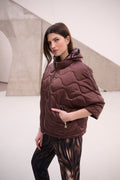Joseph Ribkoff Hooded Quilted Cocoon Jacket 264604
