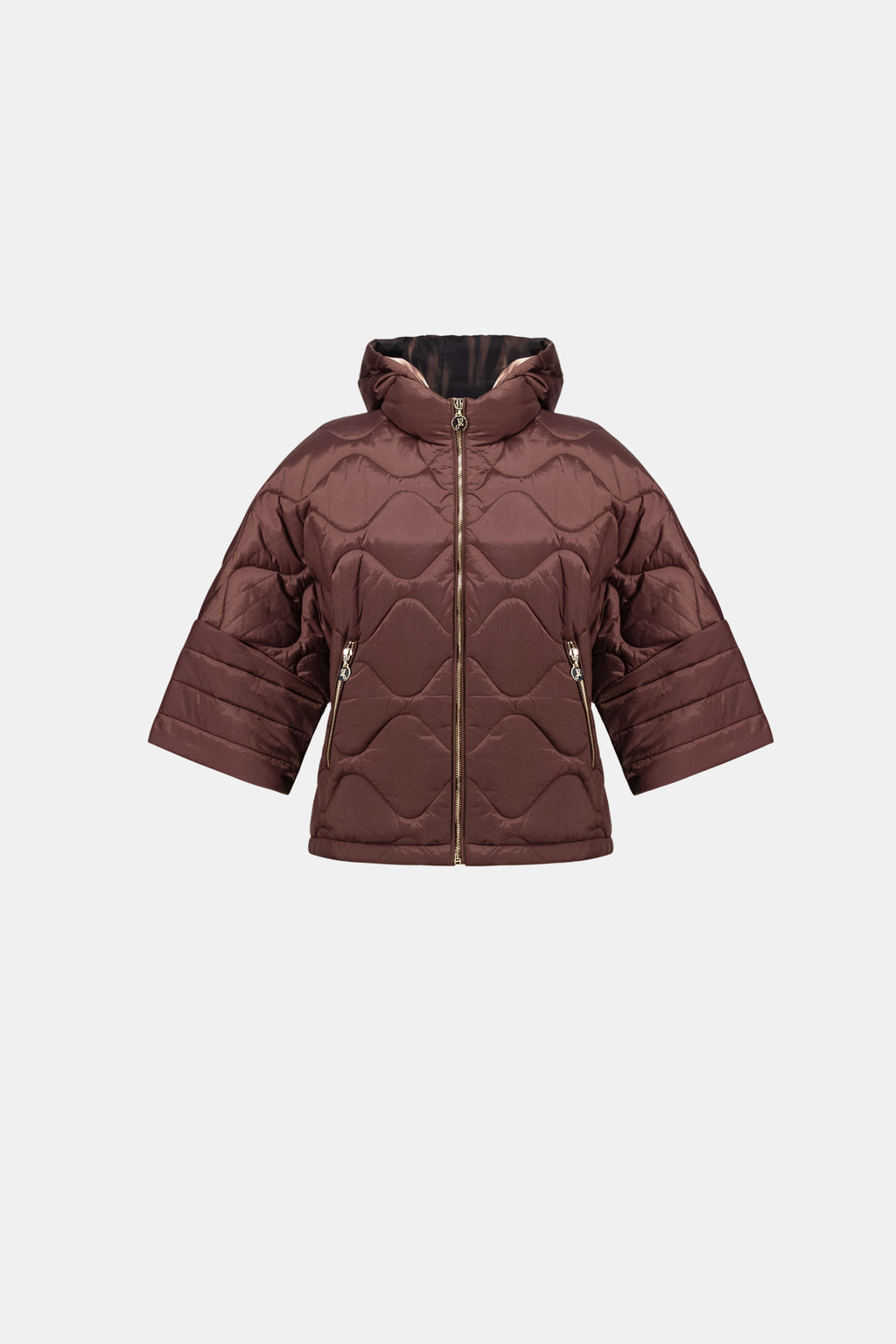 Hooded Quilted Cocoon Jacket 264604