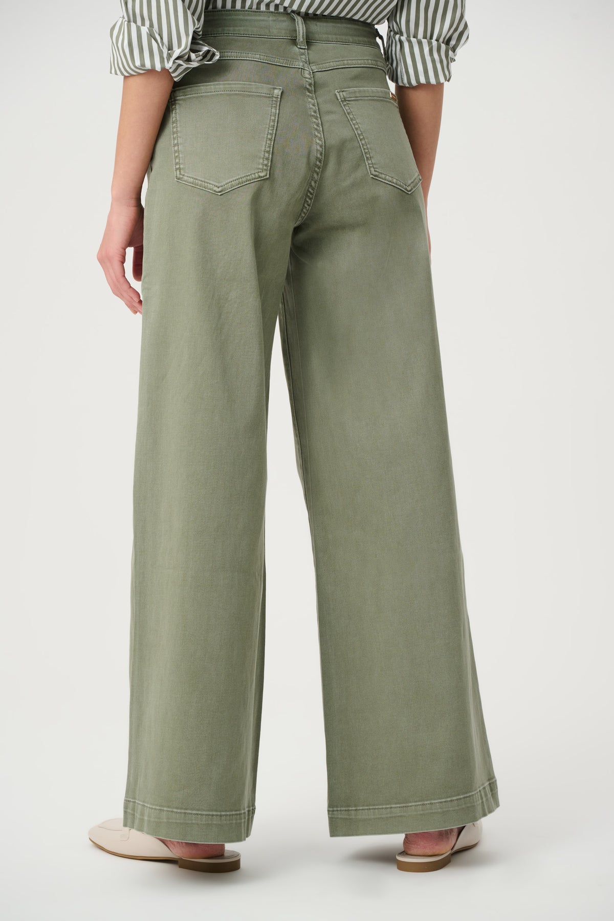 Joseph Ribkoff Featherweave Denim Palazzo Jeans 264912S27