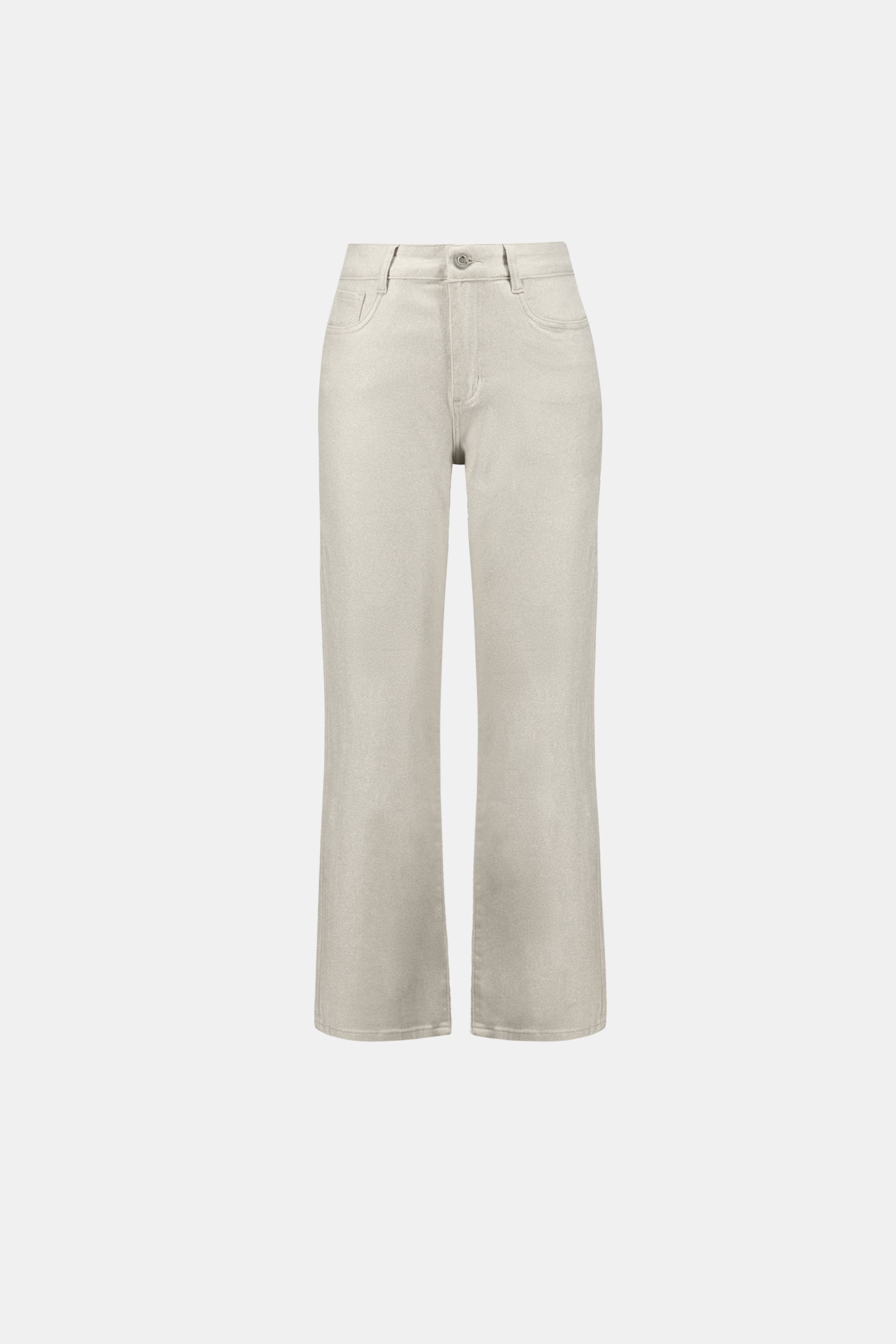 Classic Straight Leg Metallic Jeans 264913