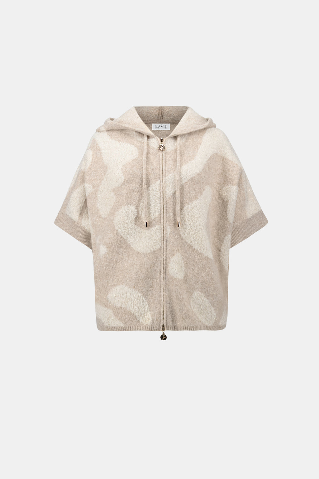 Joseph Ribkoff Hooded Animal Print Sweater 264925