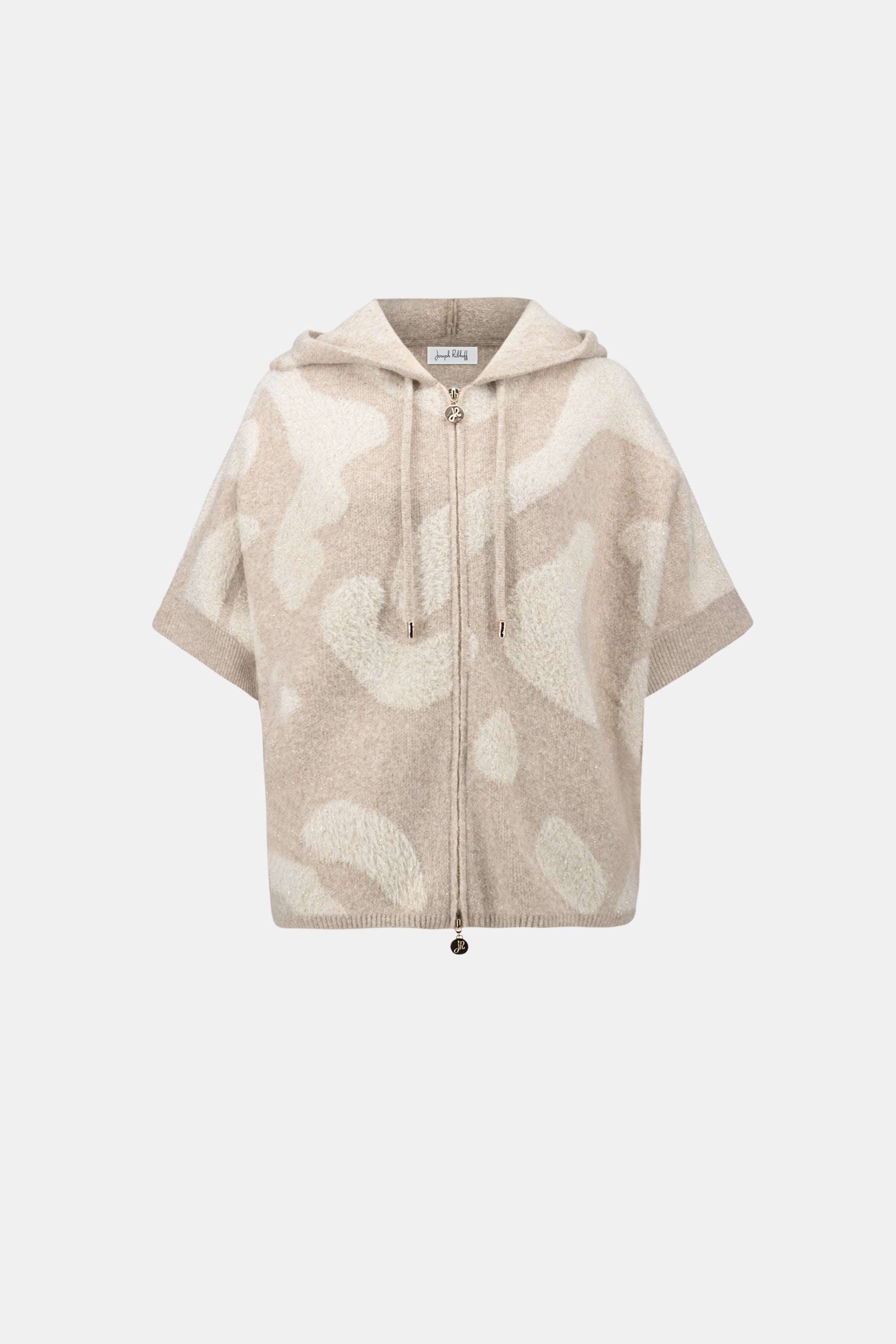 Joseph Ribkoff Hooded Animal Print Sweater 264925