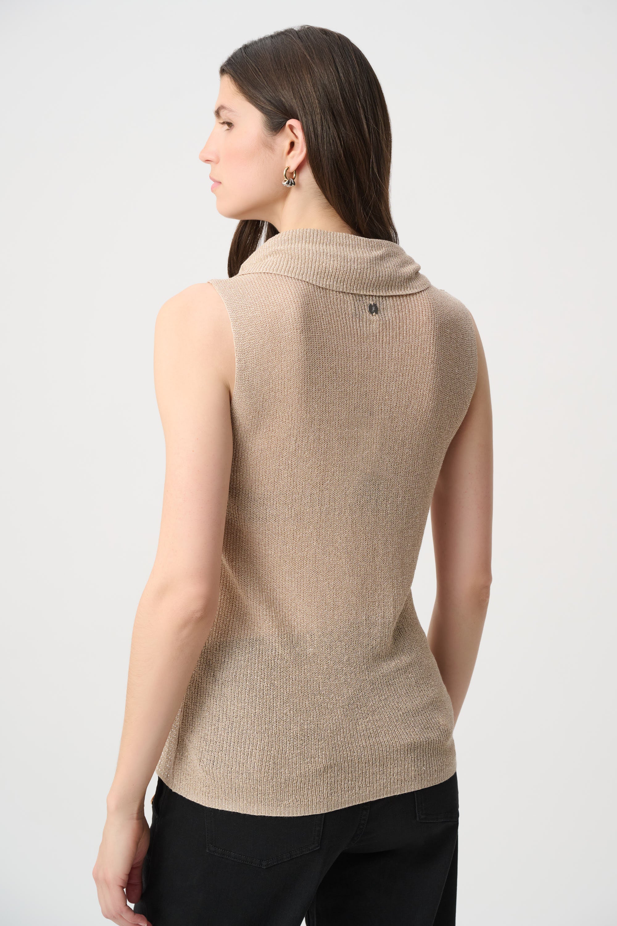 Rhinestone Cowl Neck Top
264929