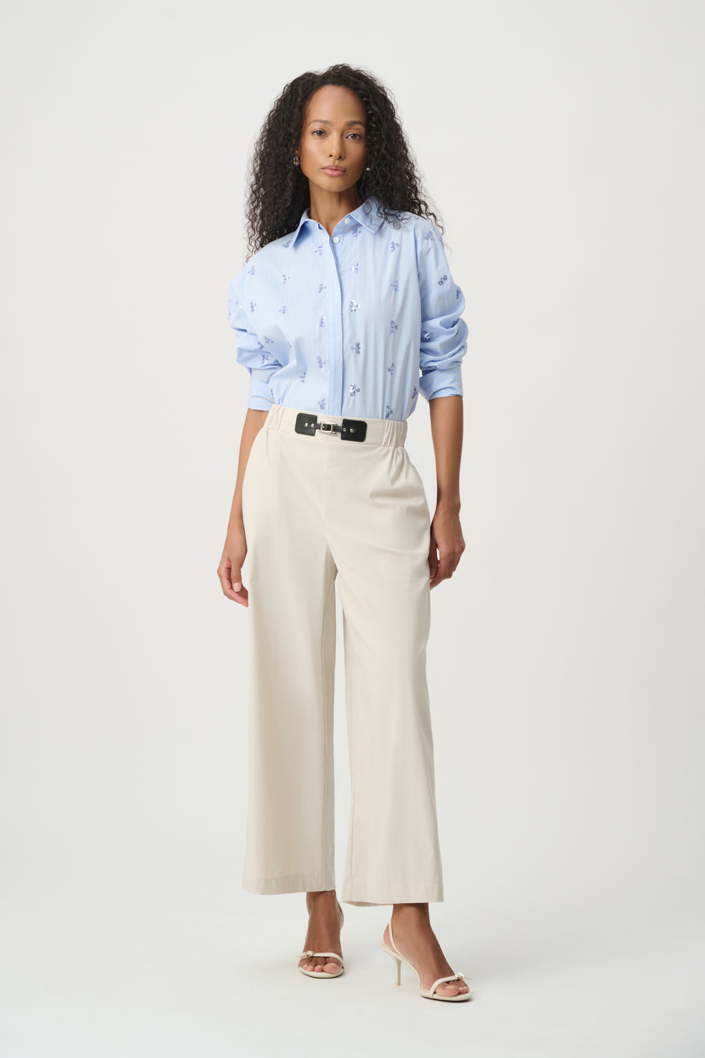 Joseph Ribkoff Poplin Culotte Pants 271048