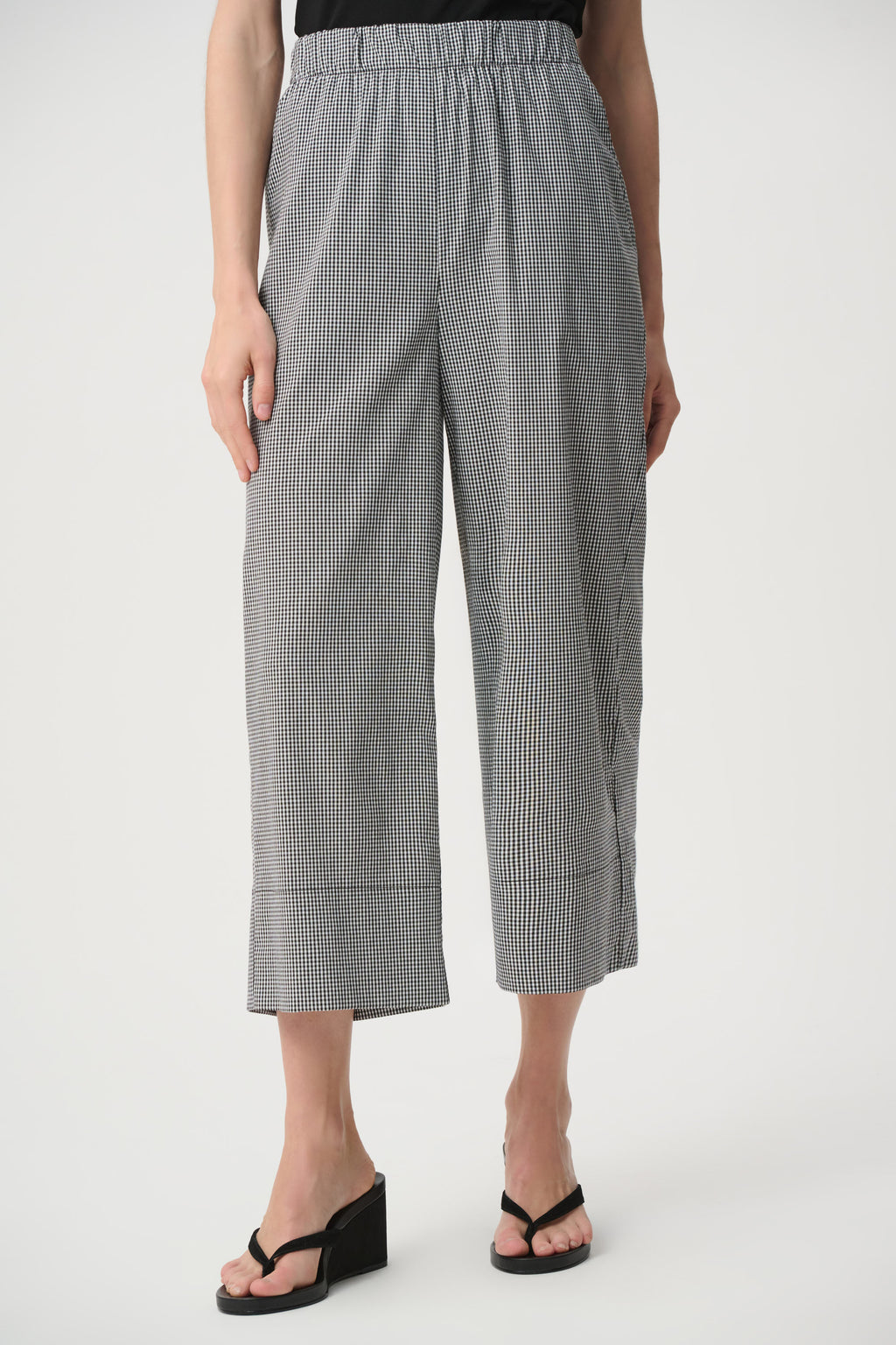 Joseph Ribkoff Gingham Culotte Pants 271194