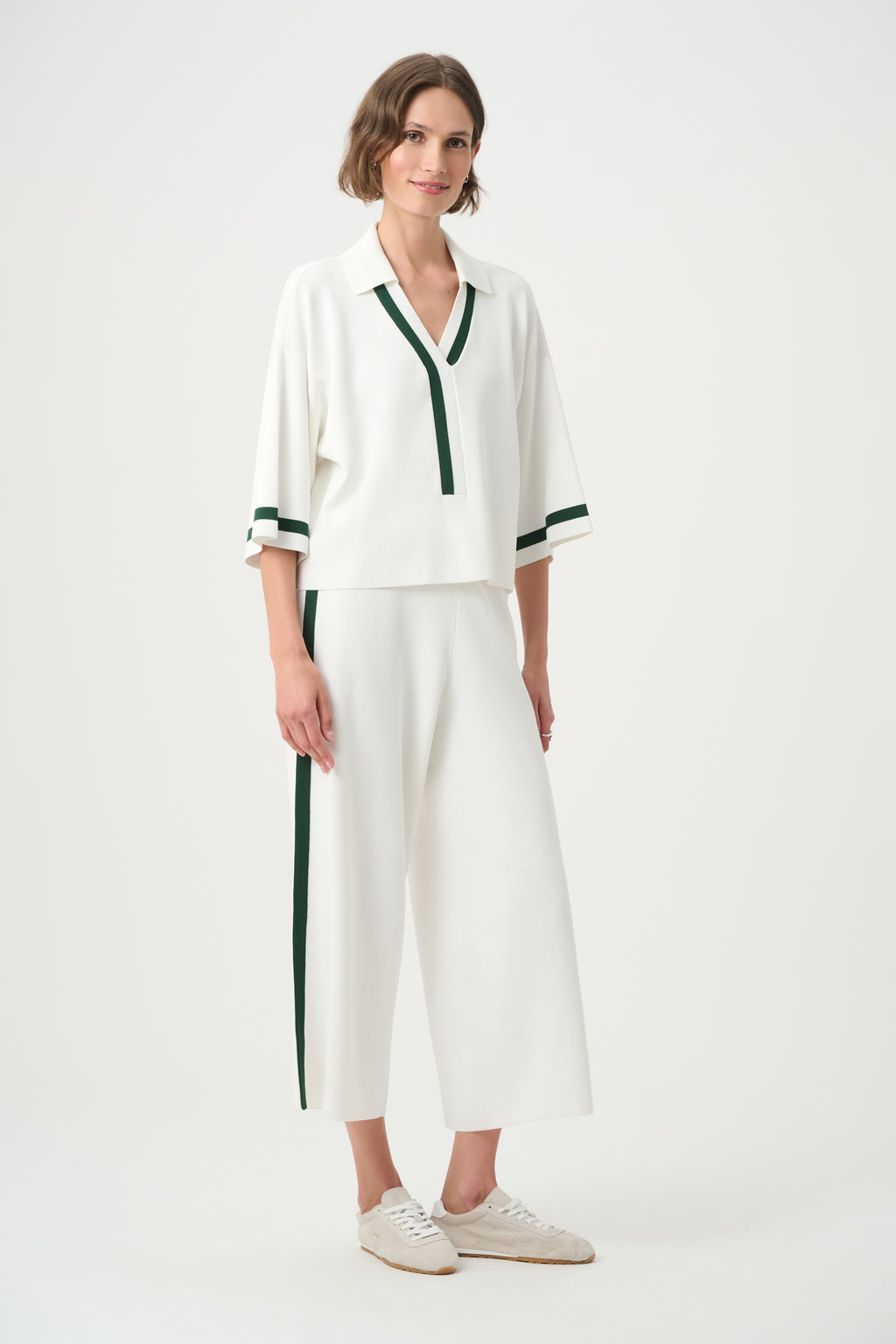 Joseph Ribkoff Side Stripe Culotte Pants 271642