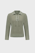 Joseph Ribkoff Sequin Polo Sweater 271904