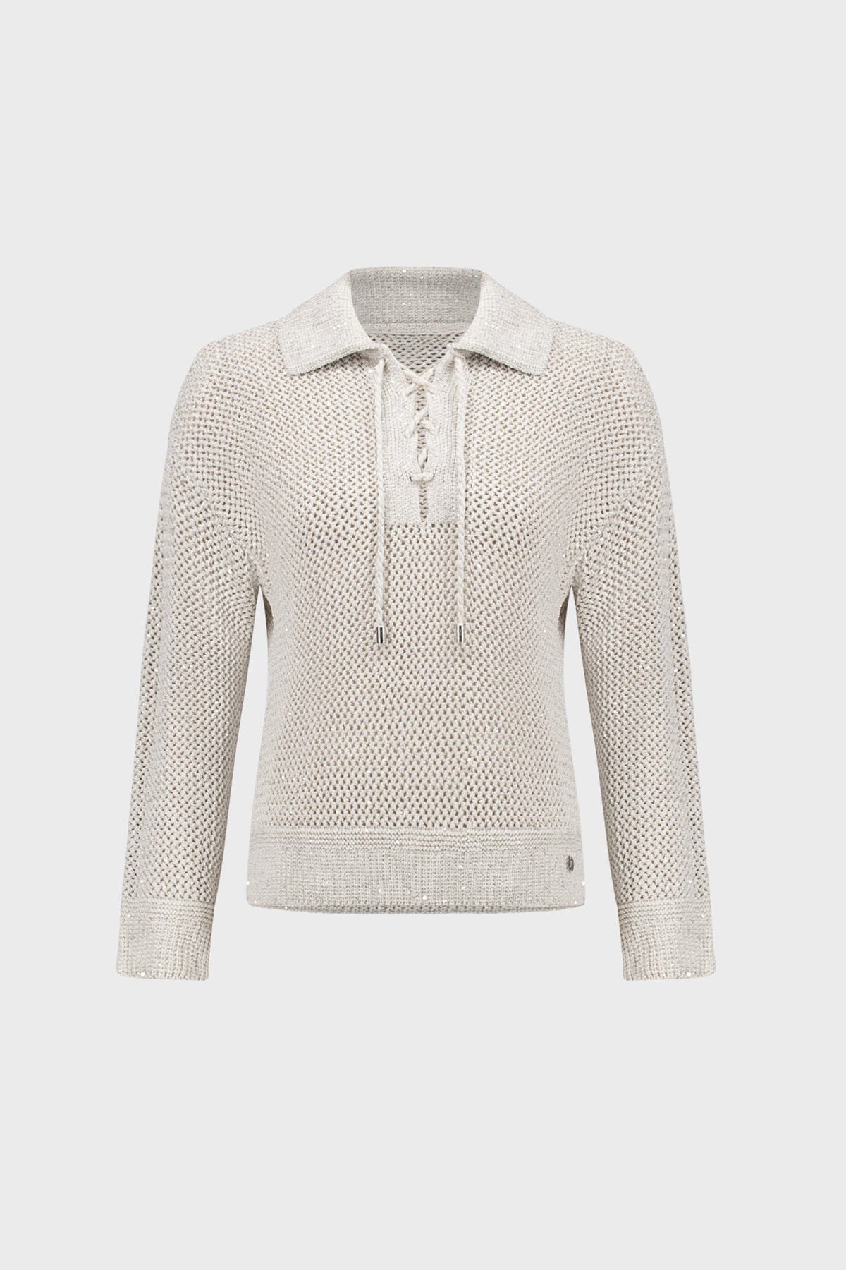 Joseph Ribkoff Sequin Polo Sweater 271904