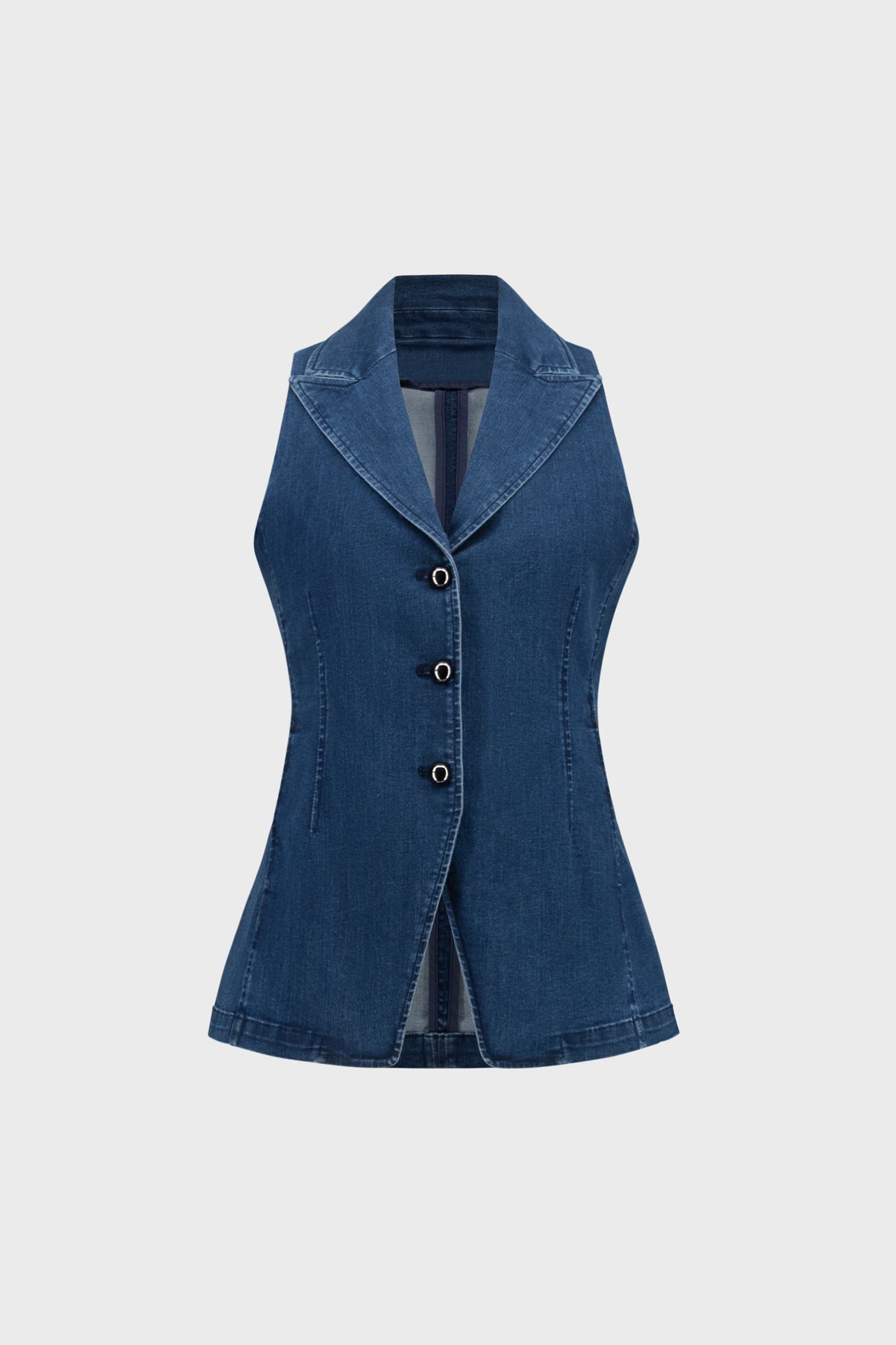 Joseph Repreve® Denim Fitted Vest 271946
