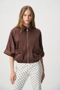 Joseph Ribkoff Satin Blouson Jacket 271974