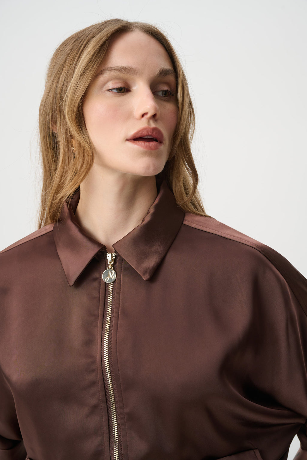 Joseph Ribkoff Satin Blouson Jacket 271974