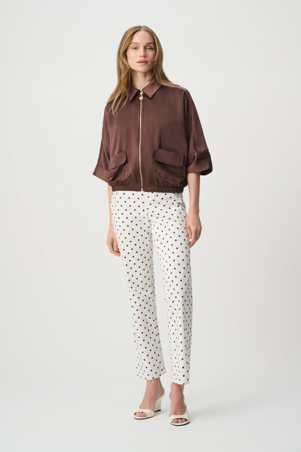 Joseph Ribkoff Satin Blouson Jacket 271974