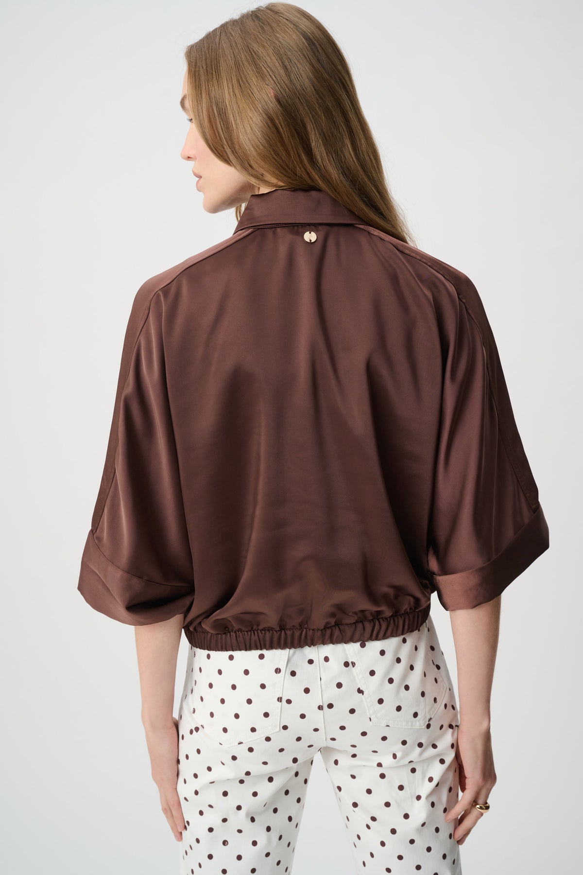 Joseph Ribkoff Satin Blouson Jacket 271974