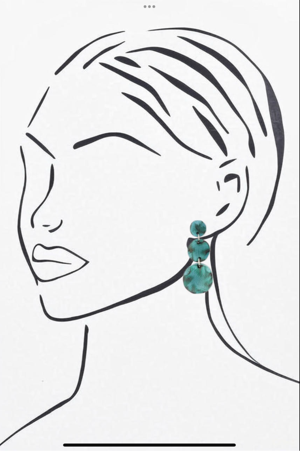 Blue Scarab Earrings BS231