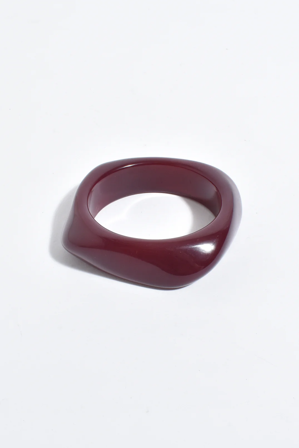Adorne Resin Stacking Bangles - Burgundy ACD1640
