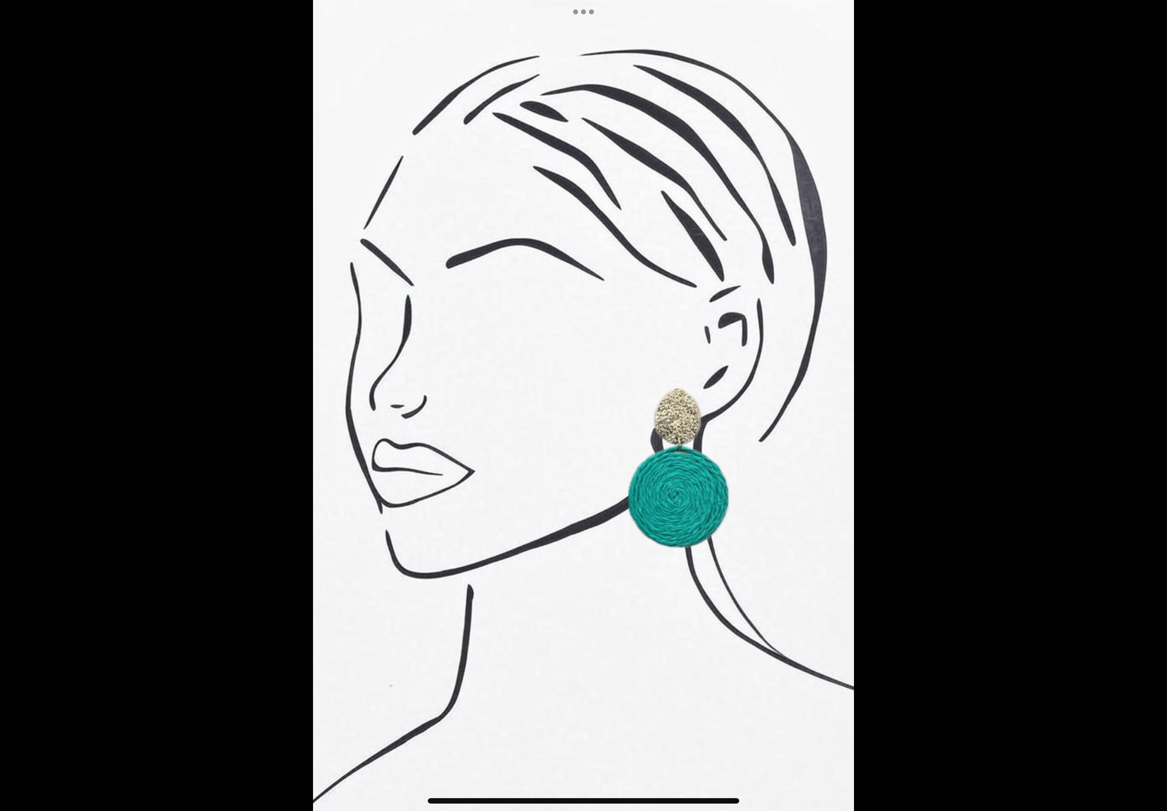 Blue Scarab Earrings BS189