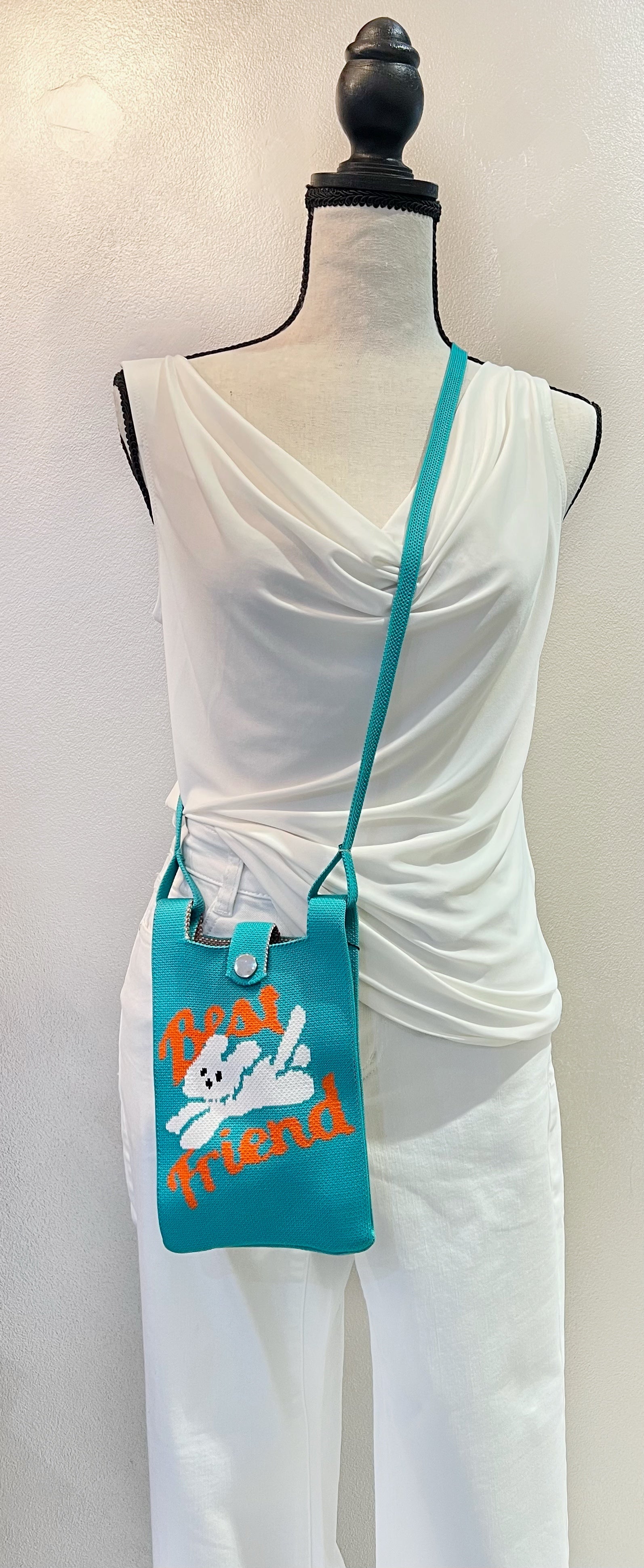 Blue Scarab Cross Body Pouch A43278