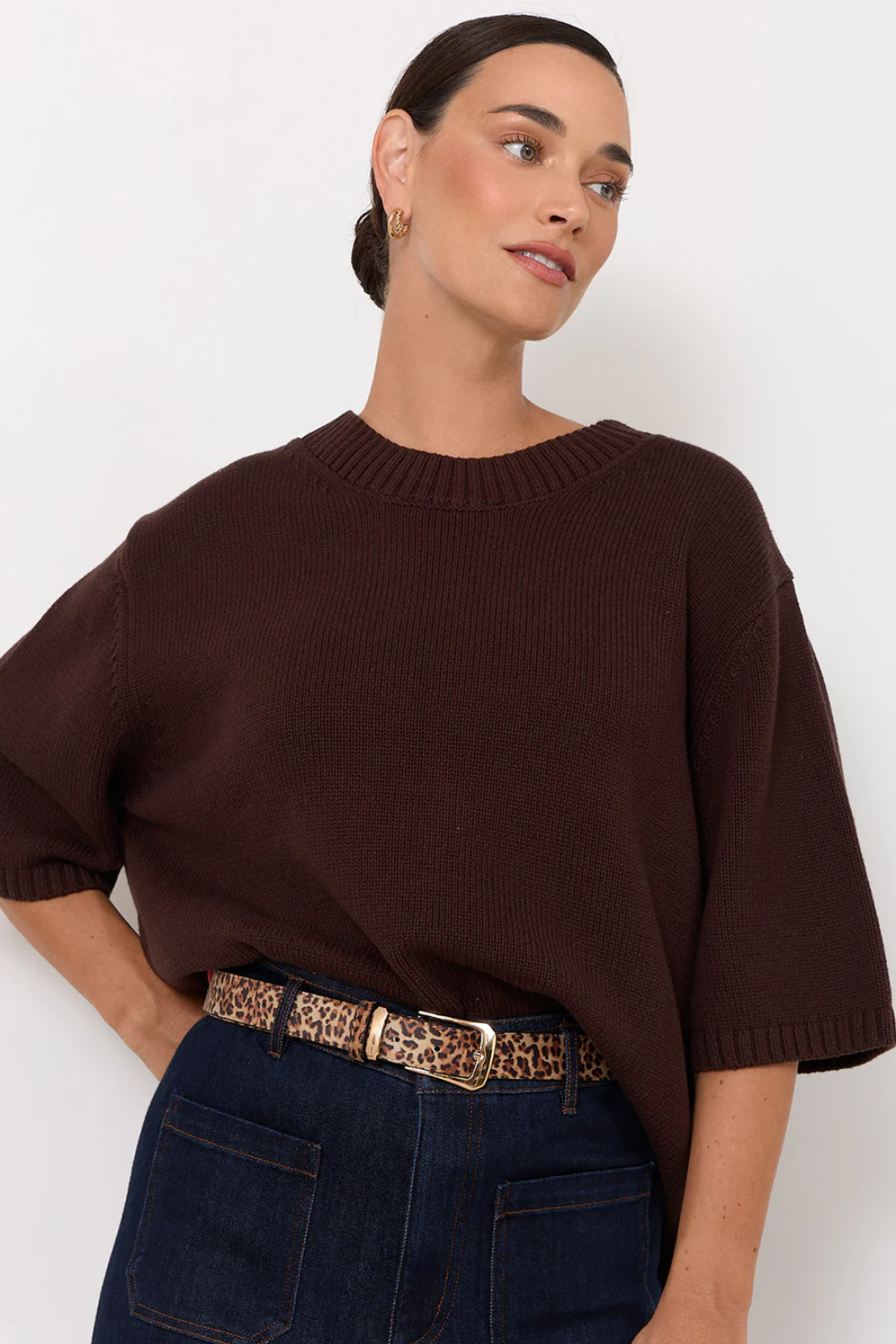 Adorne Leopard Jeans Belt - Leopard/Gold ABD1772LEOPGOLD