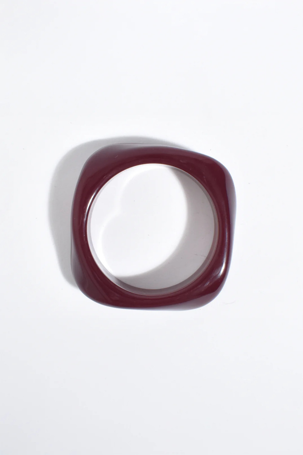 Adorne Resin Stacking Bangles - Burgundy ACD1640