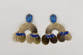 Blue Scarab Earrings BS228