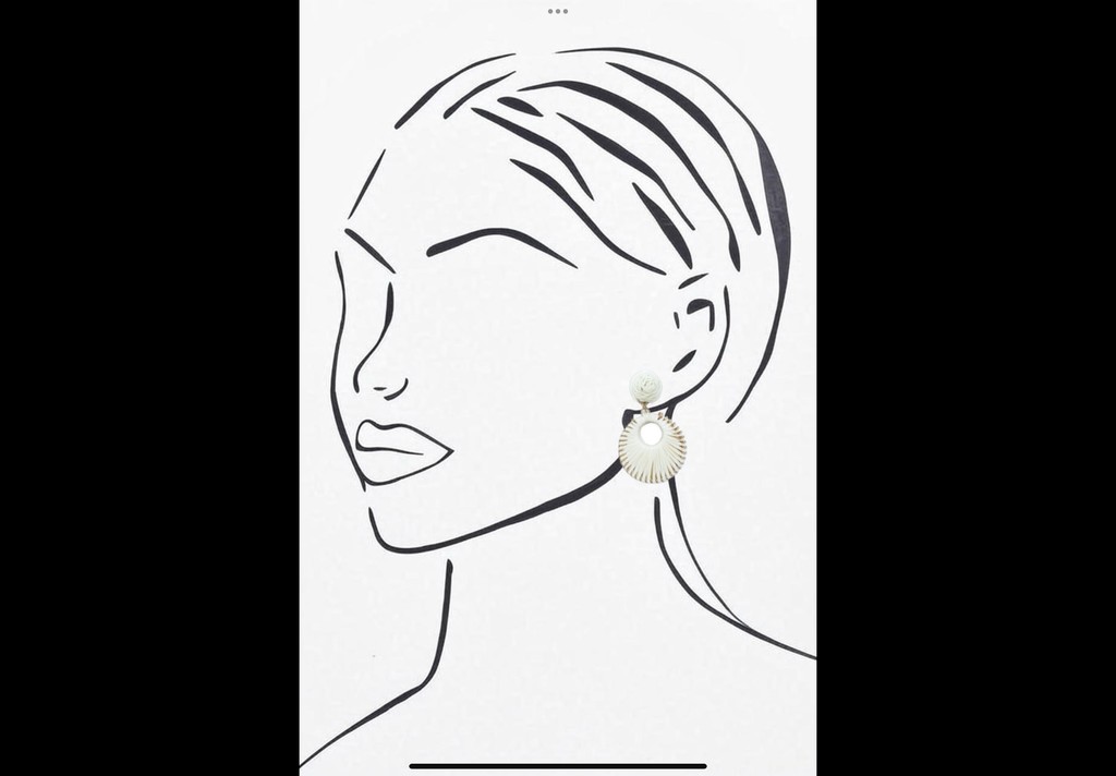 Blue Scarab Earrings BS185