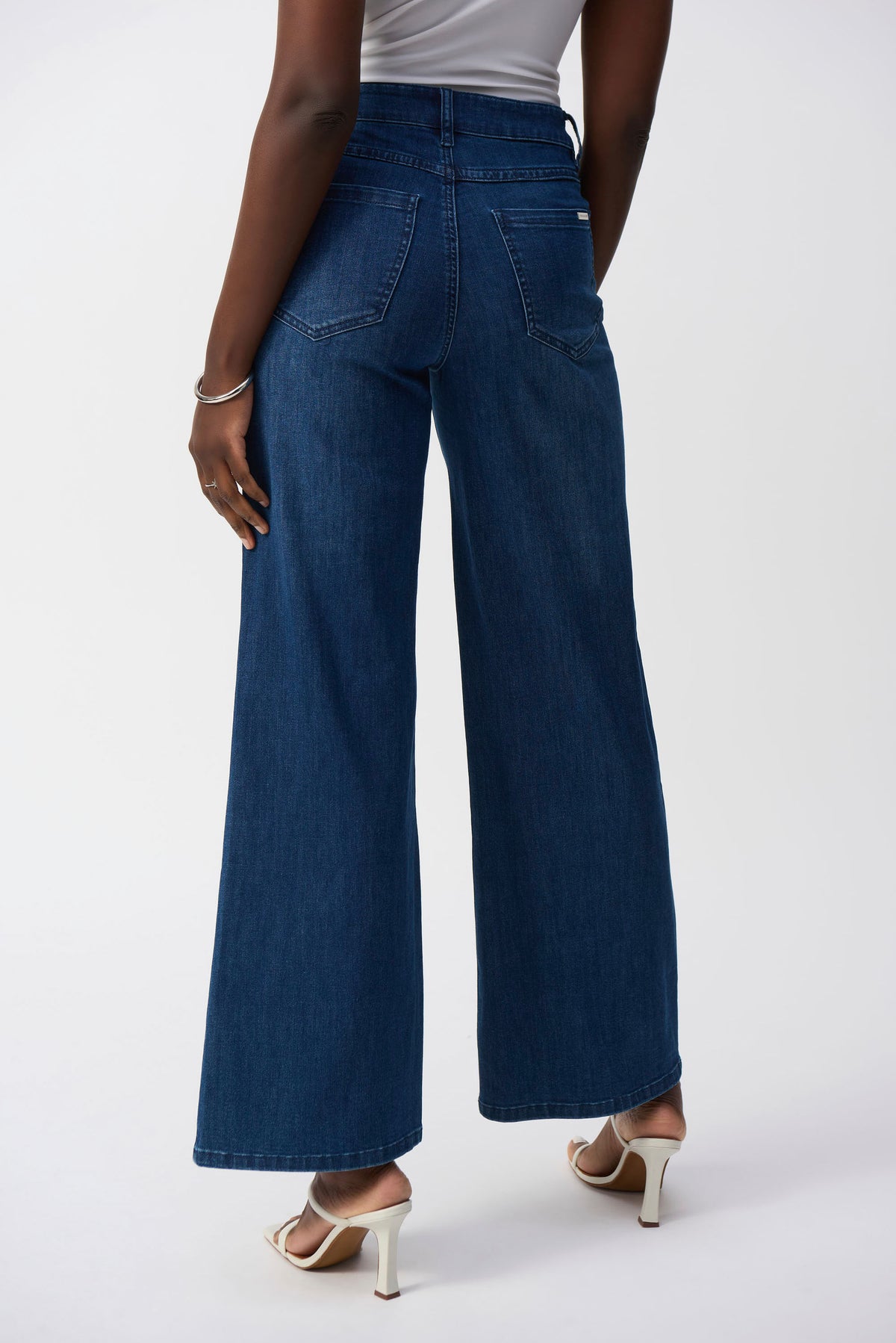 Joseph Ribkoff Brooke Goldie Classic Wide-Leg Stretch Jeans 251968F25