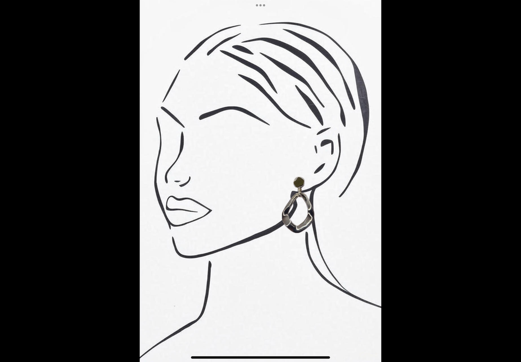 Blue Scarab Earrings E140745