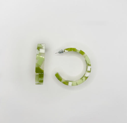 Acrylic Hoop Earrings HB200