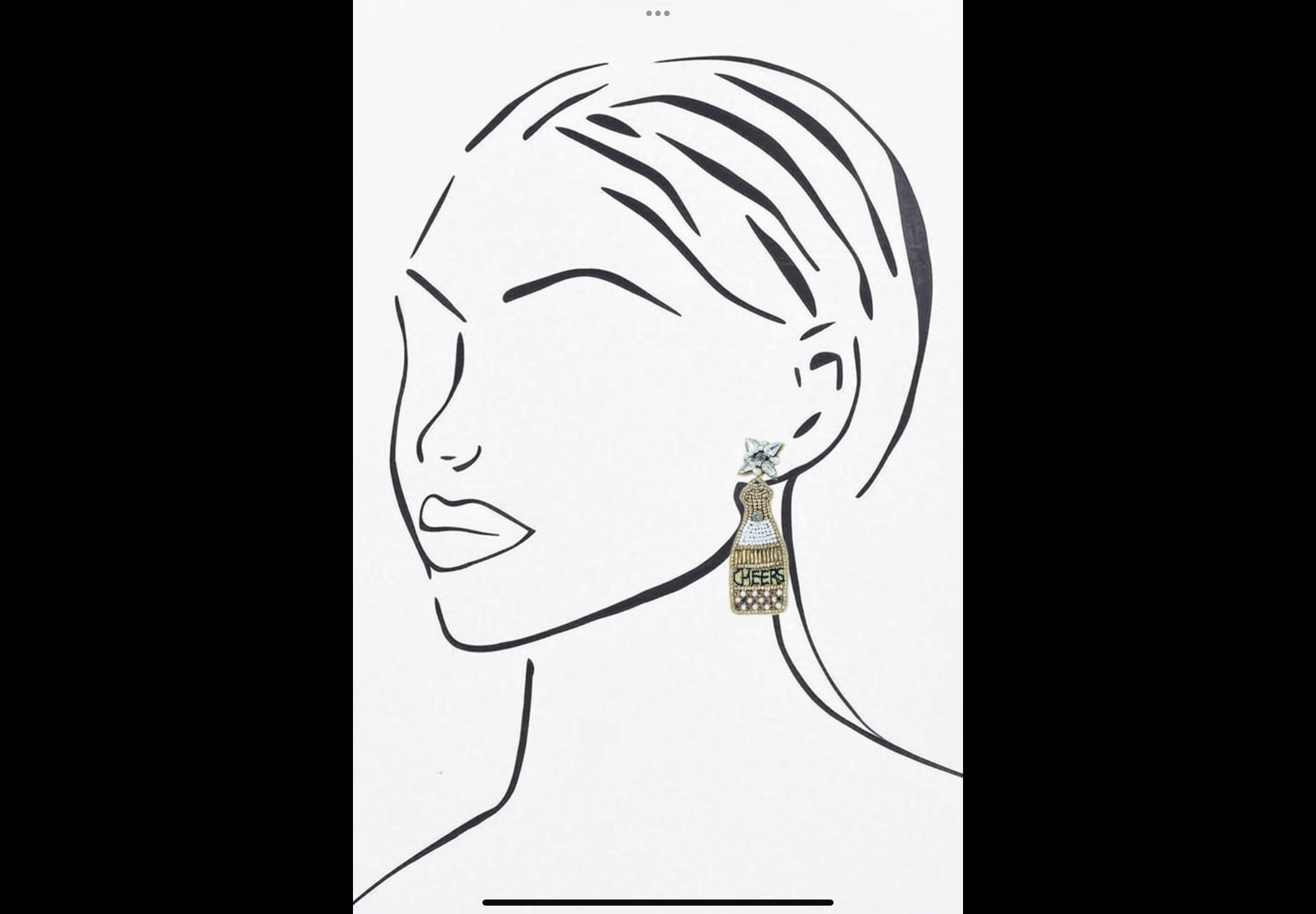 Beaded Earrings HB198