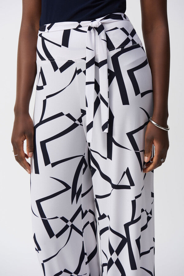 Joseph Ribkoff High-waisted Abstract Trousers 251216