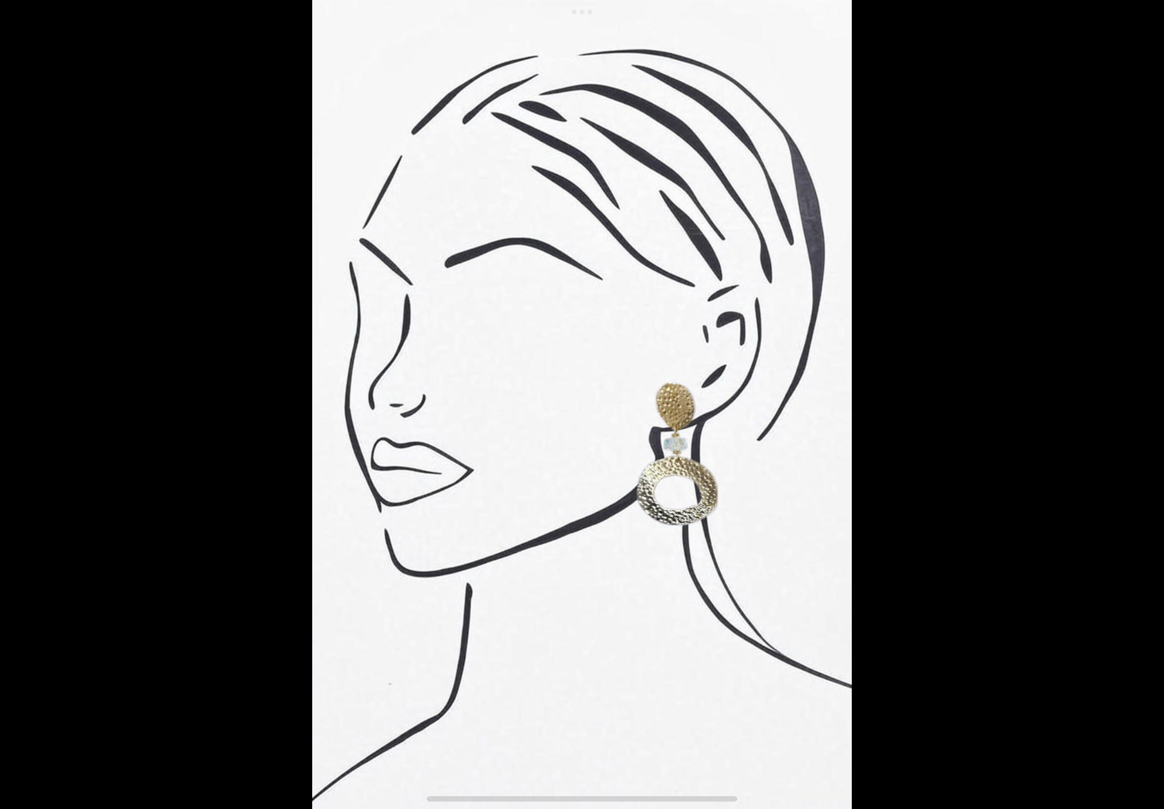 Blue Scarab Earrings BS226