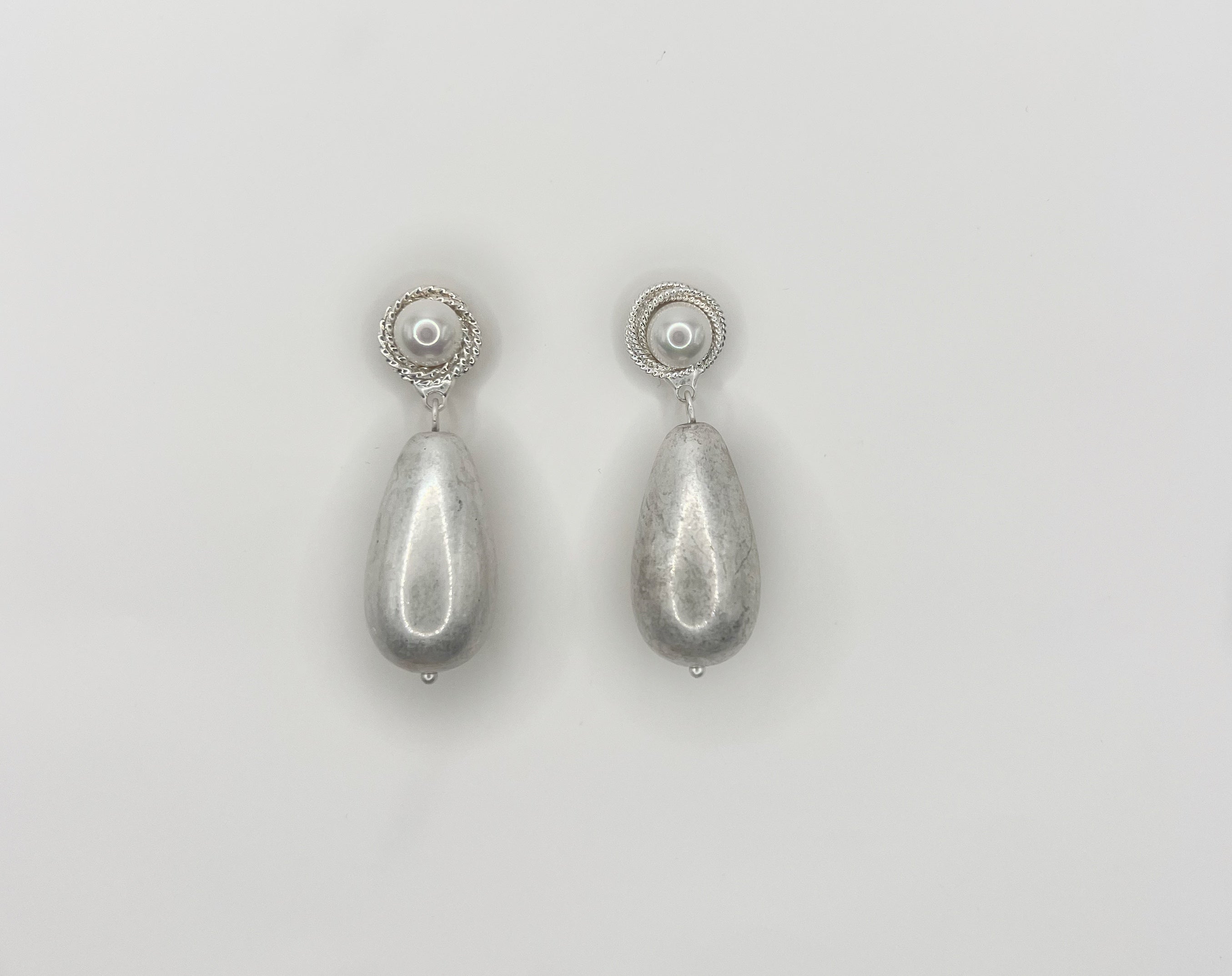 Blue Scarab Earrings BS175
