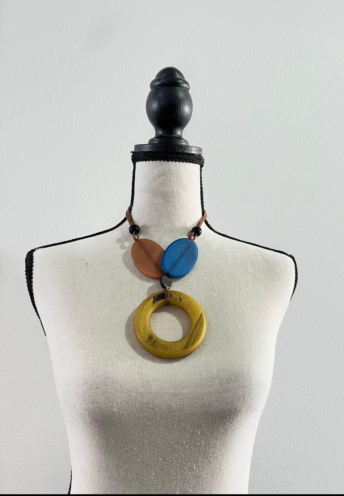 Blue Scarab Necklace N442135