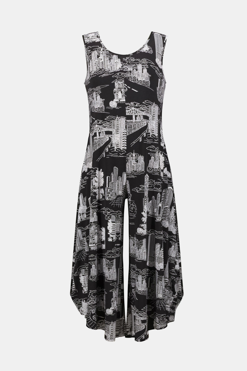 Joseph Ribkoff Silky Knit Conversational Print Culotte Jumpsuit
262243