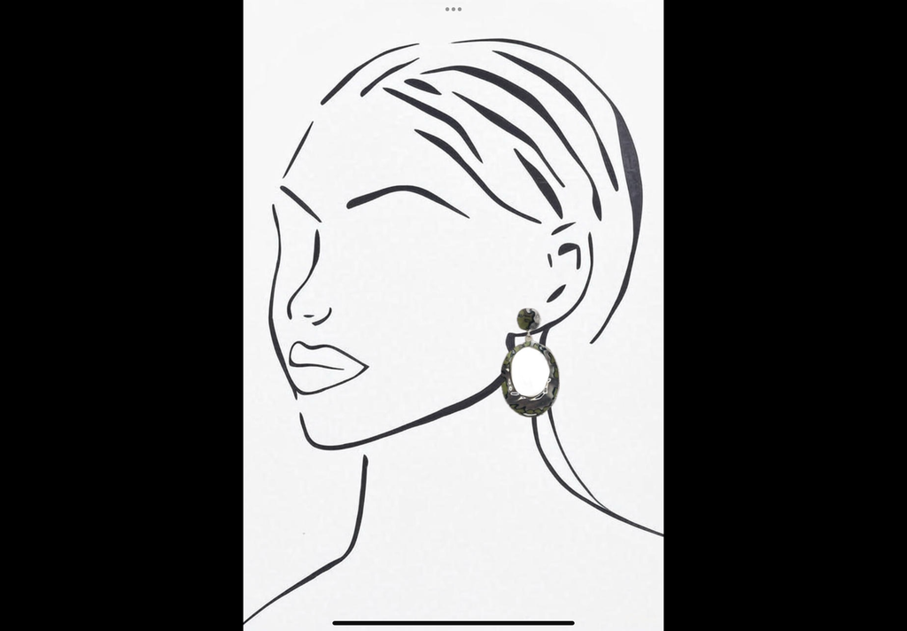 Blue Scarab Earrings BS179