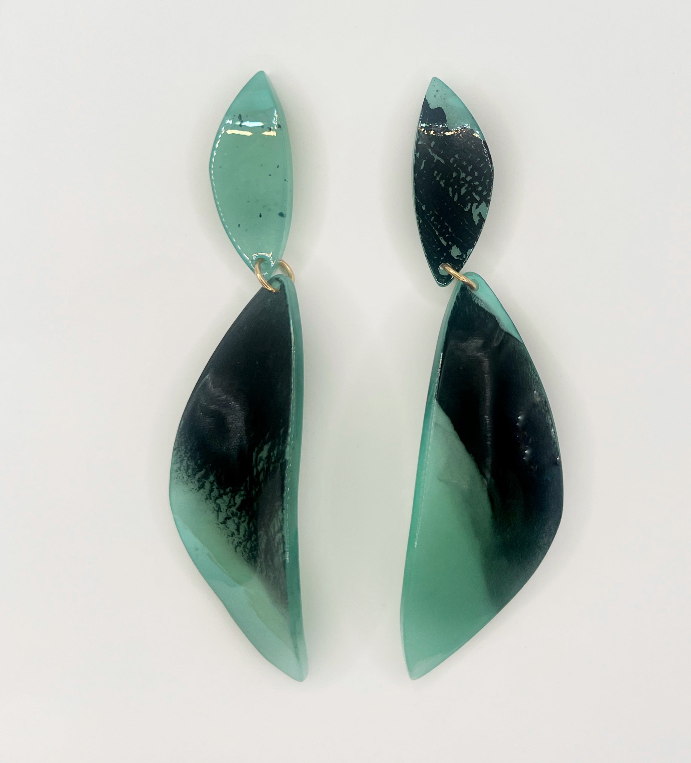 Blue Scarab Earrings BS184