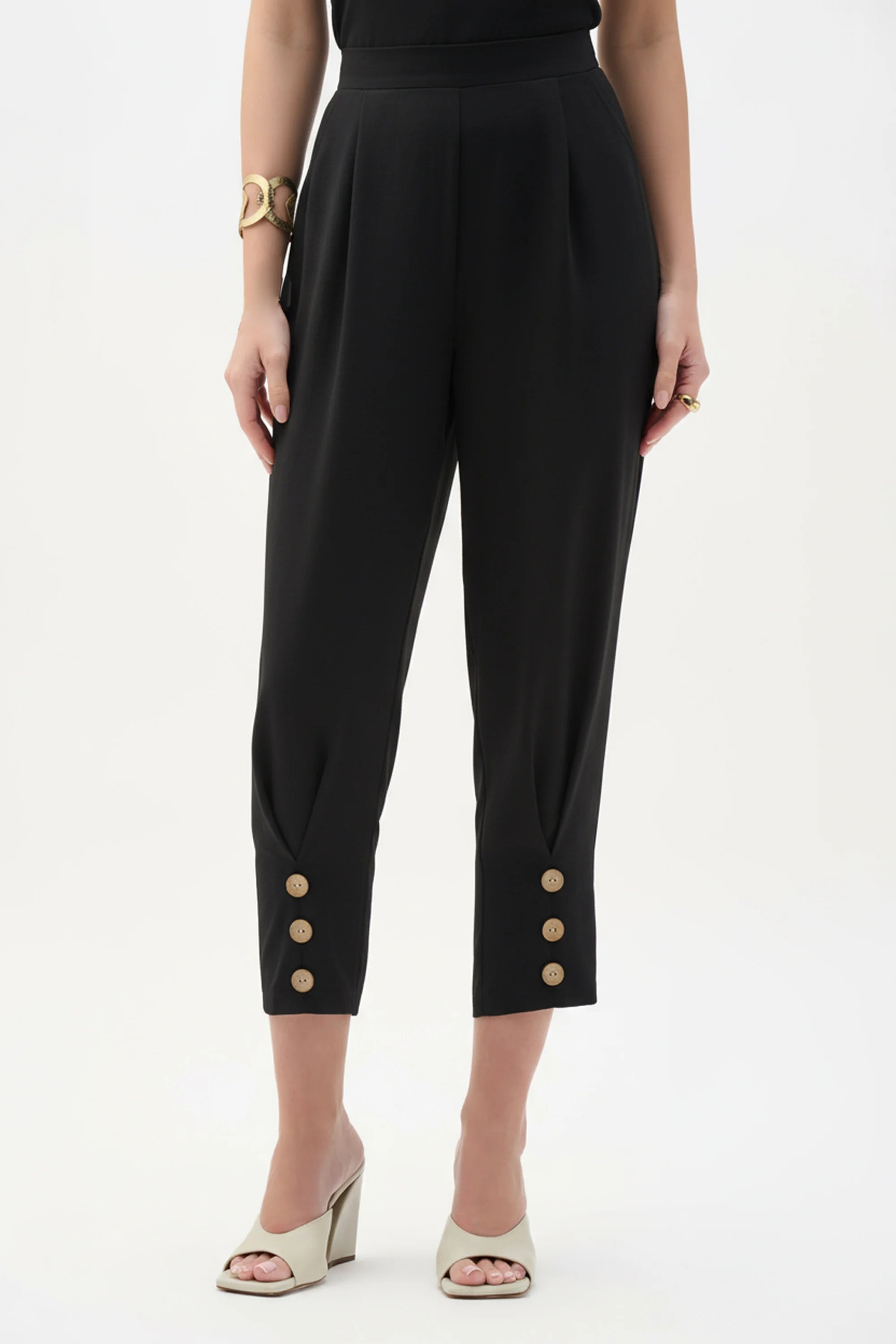 Joseph Ribkoff Woven Gauze Pull-On Barrel Pants 262044