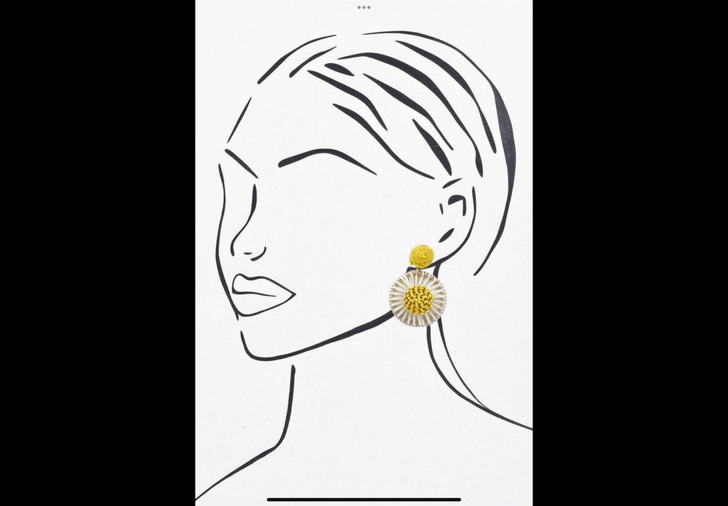 Blue Scarab Earrings BS182