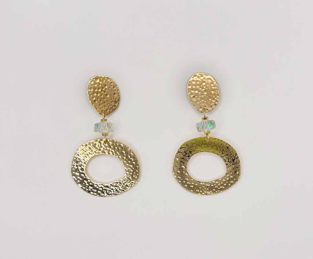 Blue Scarab Earrings BS226